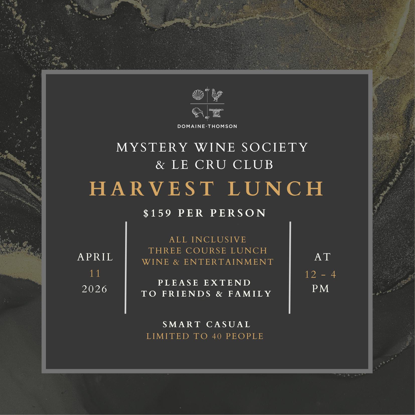 Harvest Lunch Invitation 2026