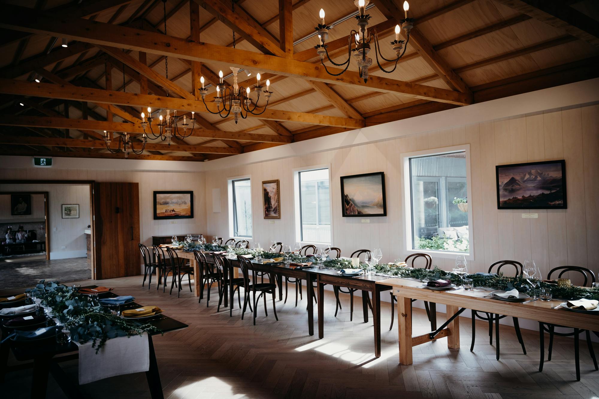 Gallery room set up 1